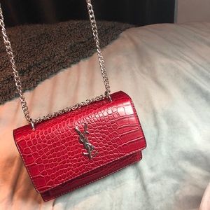 YSL SUNSET SHINY LEATHER